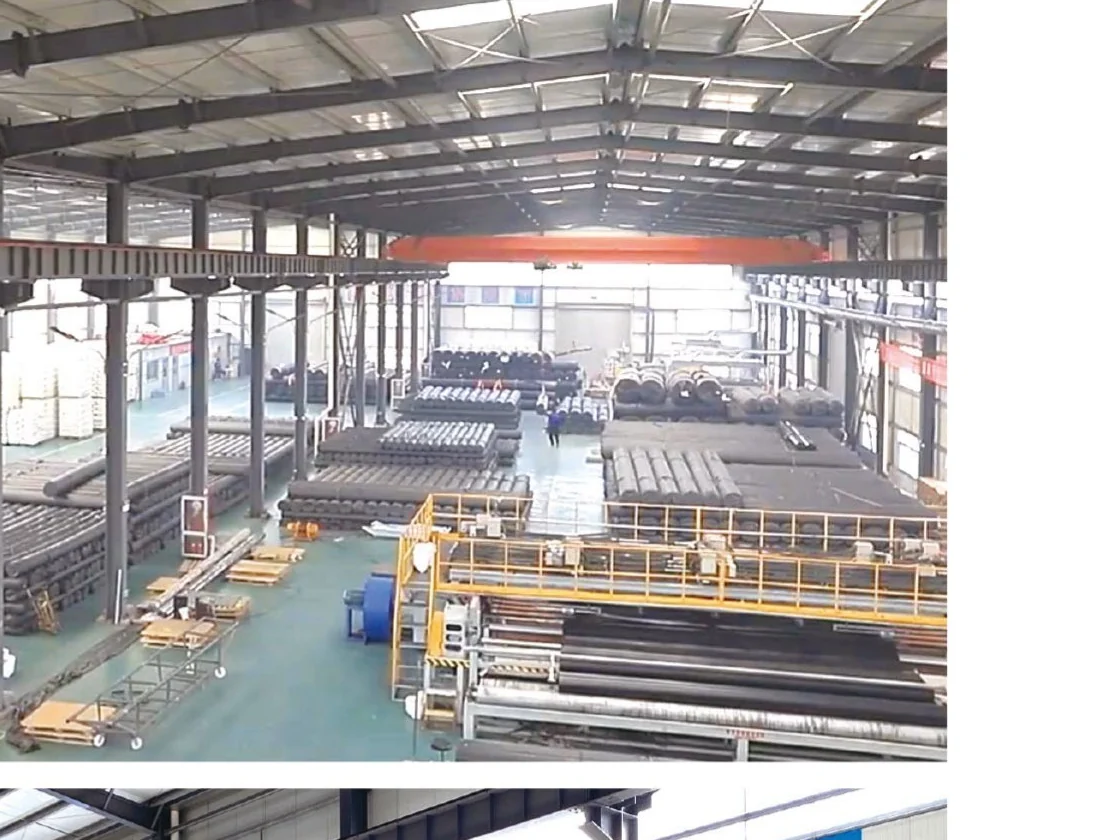 Geosynthetic manufacturing workshop shown in the company manual